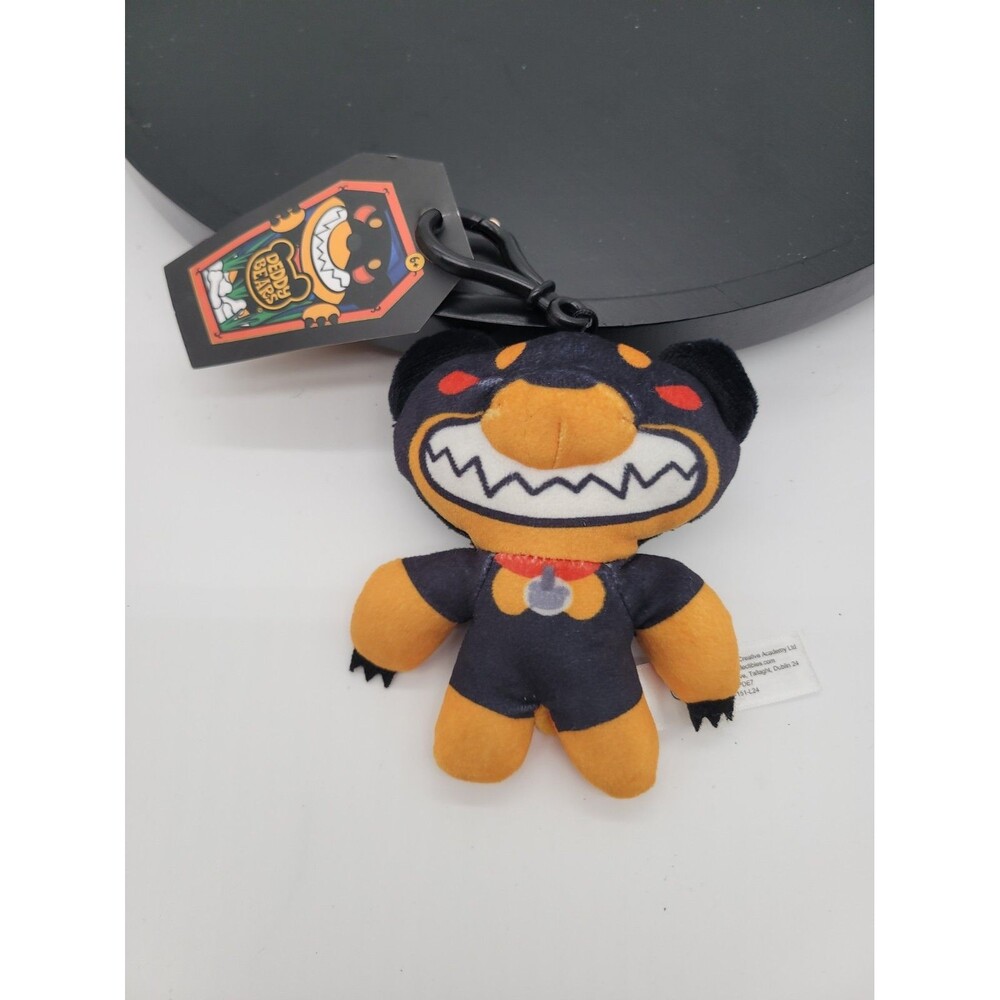 Deady Deddy Bears Coffin Zombat Mini Dog Snapps Teddy Bear 5" Clip On New